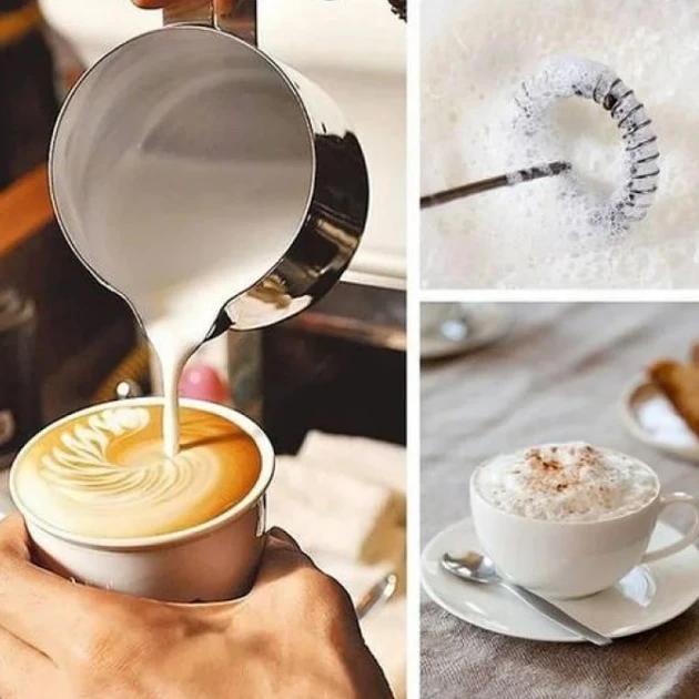 Капучинатор на батарейках Зелений (1894847331) - фото 3 Капучинатор на батарейках Зелений (1894847331) - фото 3