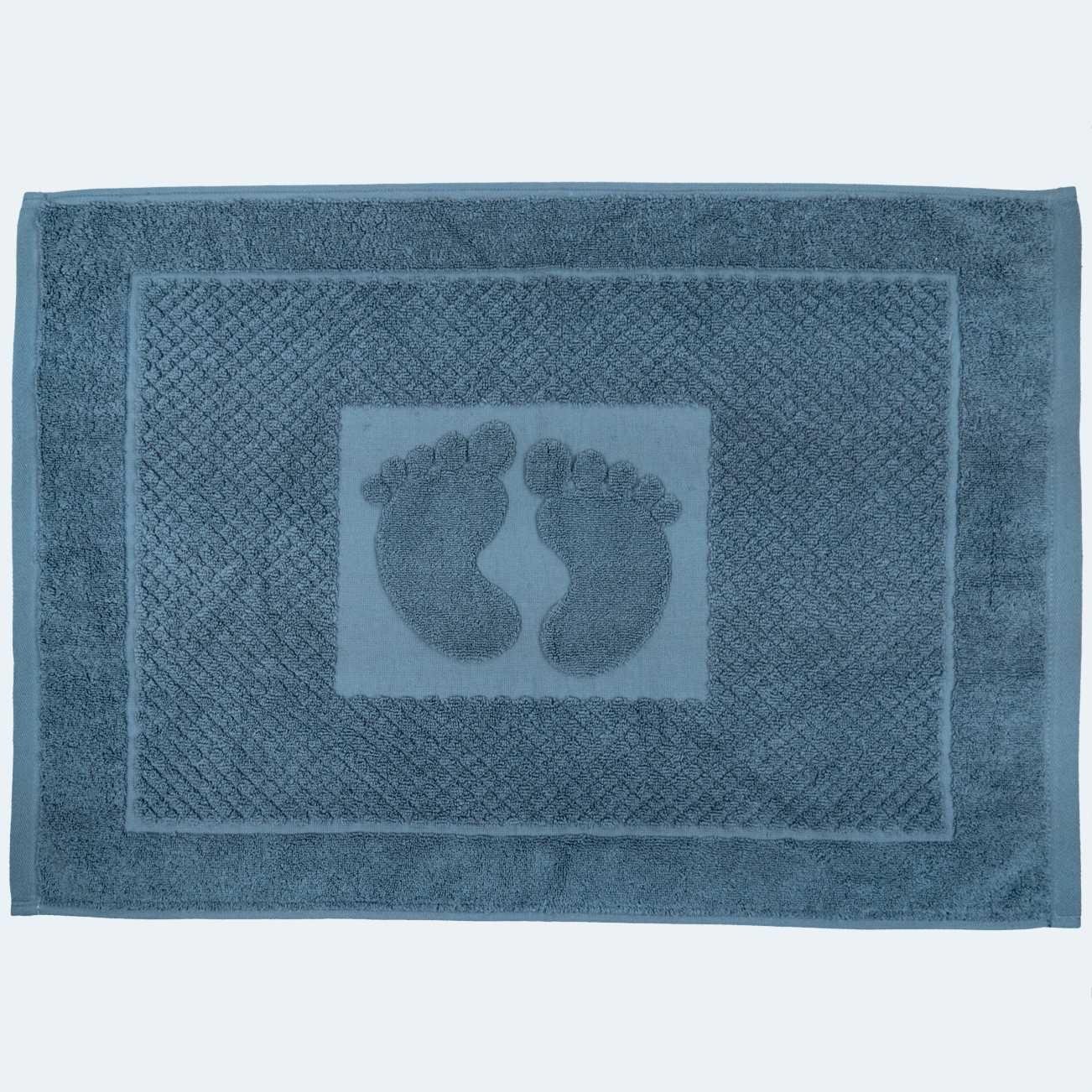 Полотенце для ног GM Textile махровое жаккардовое 50х70 см Бирюзовый (600-70-Turquoise)