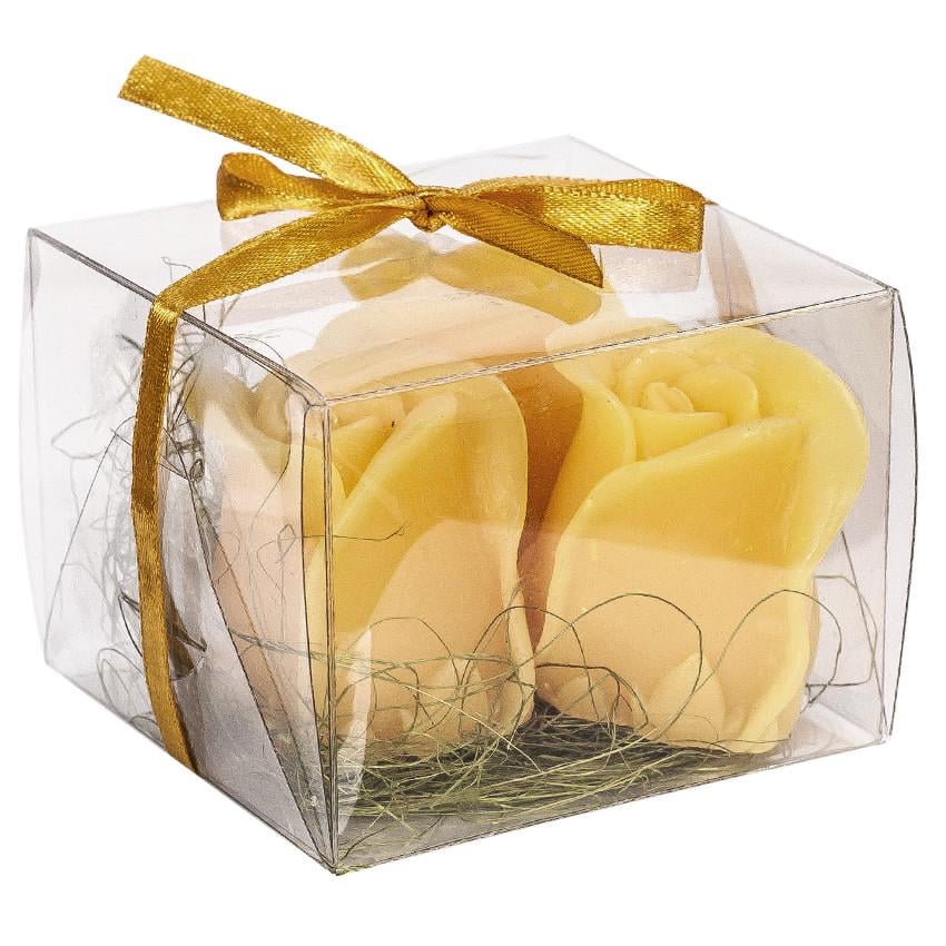 Набор мыла подарочный женский Бутоны розы ручная работа 100 г (28458751)