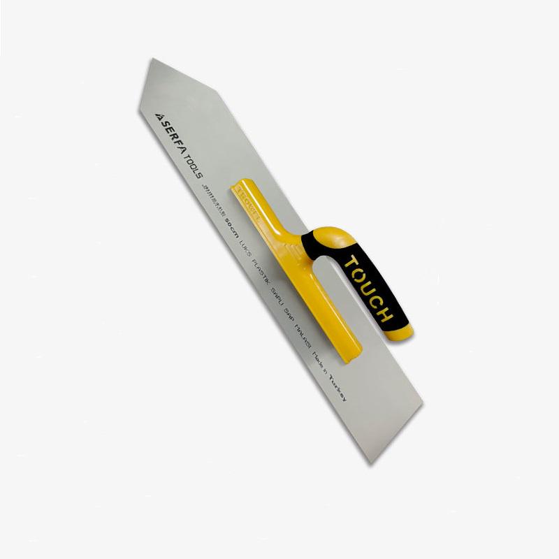 Гладилка Floor Finishing Trowel/Open Touch Handle з гострим кутом 50 см Жовтий (303)