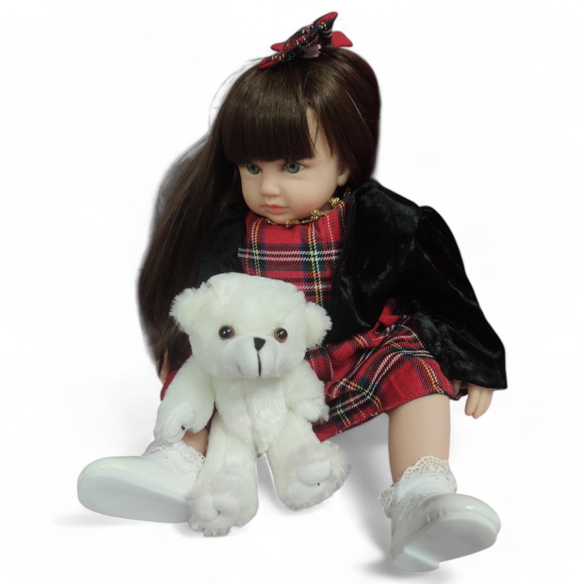 Кукла Yi Wu Jiayu Reborn Dolls Red большая мягкотелая c аксессуарами 47 см (D_AD1804-6)
