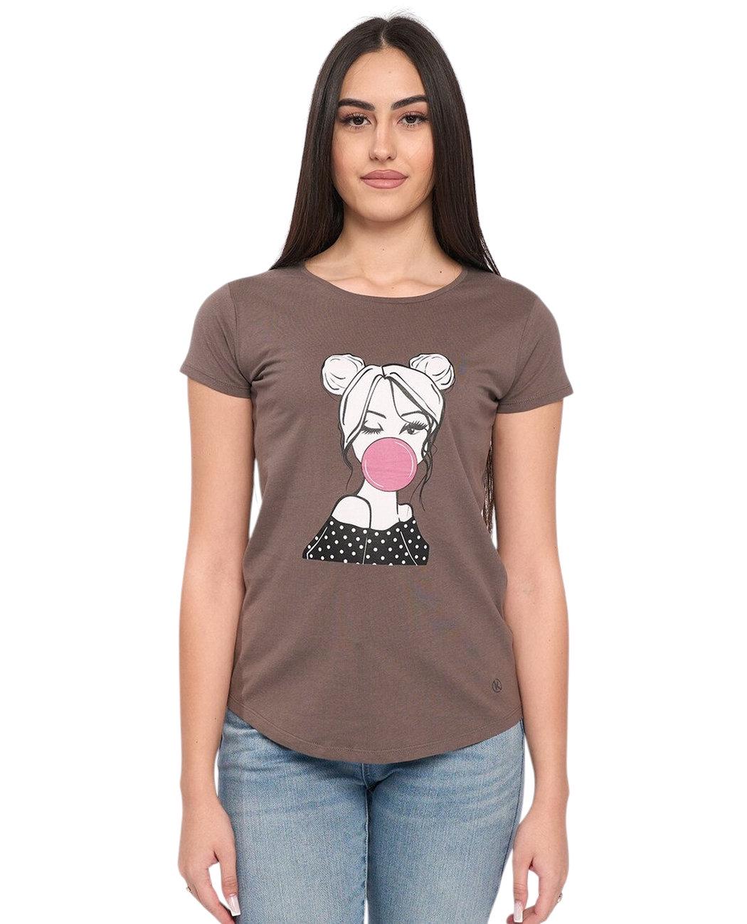 Футболка женская Kenvelo 20109872.A04 L Серый (5942723065995)