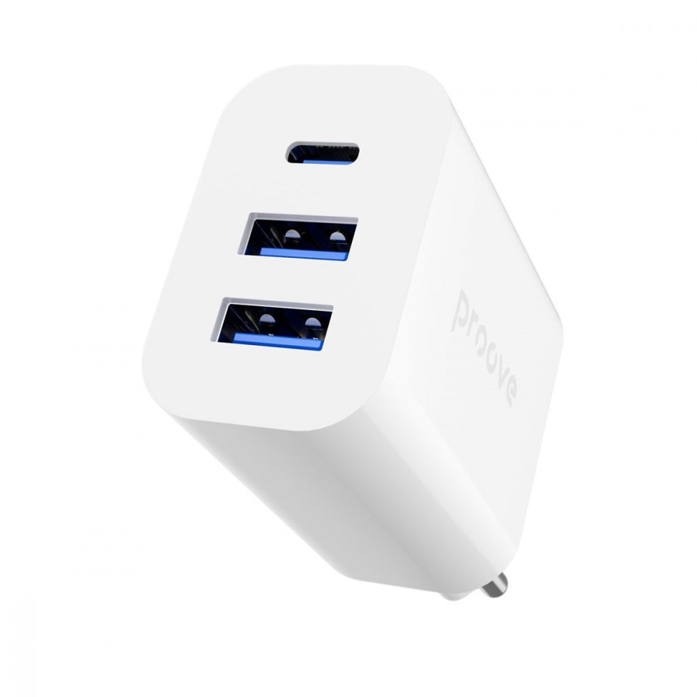 Зарядний пристрій Proove Rapid 30 W 2 USB Type-C White 2 USB Type-C White - фото 6