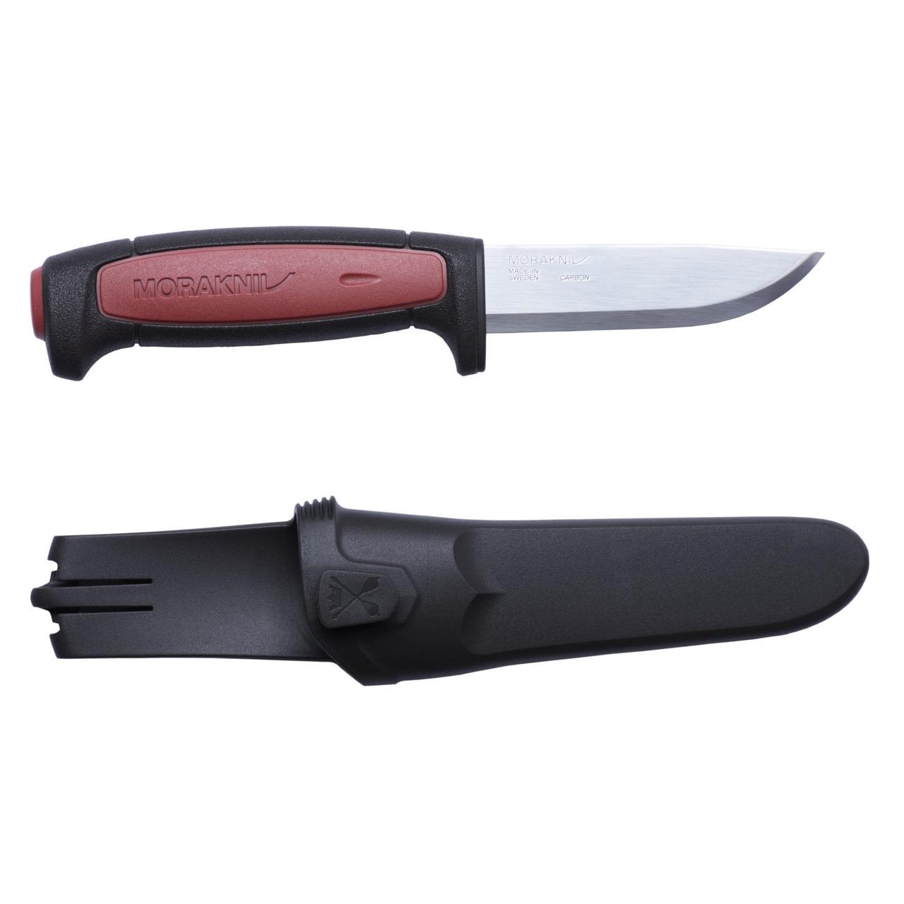Туристический нож Morakniv Pro C 91 мм с ножнами Красный с черным (1797750447)