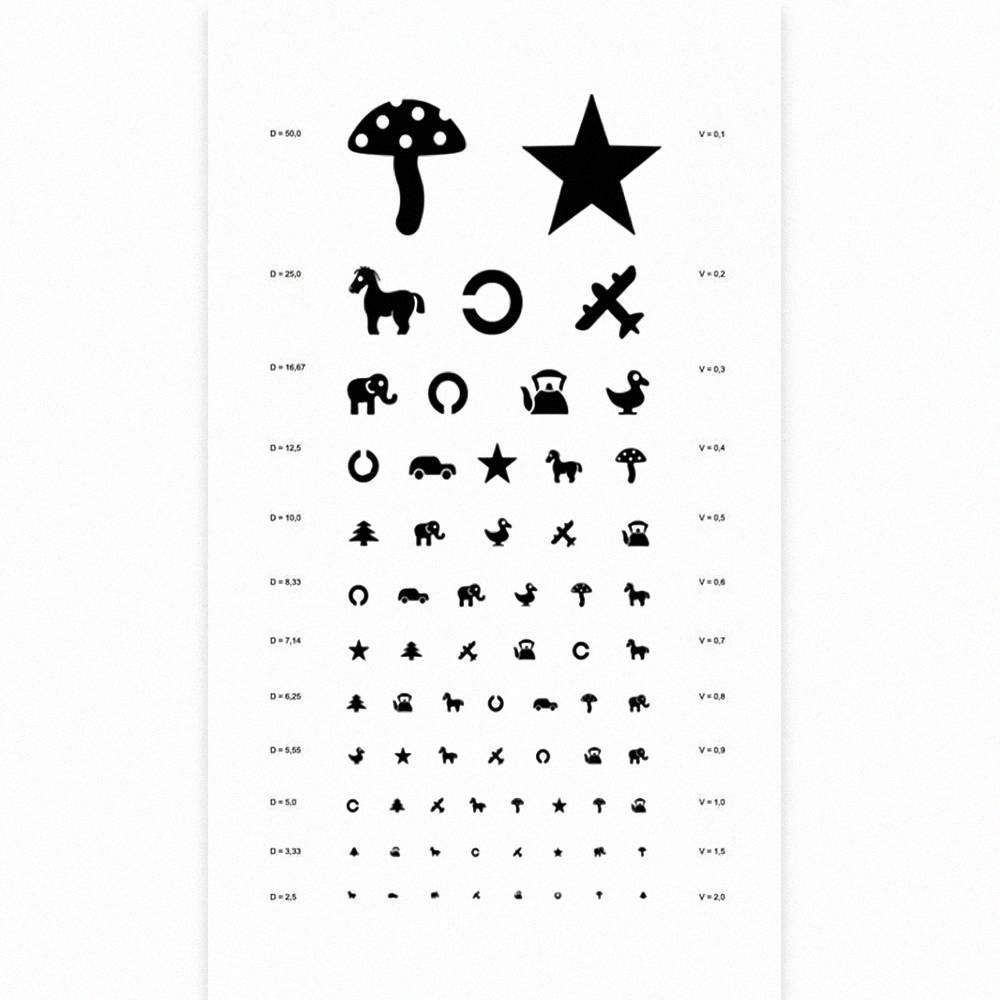 Набор таблиц офтальмологических Сивцева/Головина/Орловой (28080186) - фото 3 Набор таблиц офтальмологических Сивцева/Головина/Орловой (28080186) - фото 3