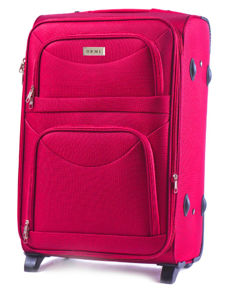 Чемодан тканевый ORMI средний 2 колеса Красный (St00066)