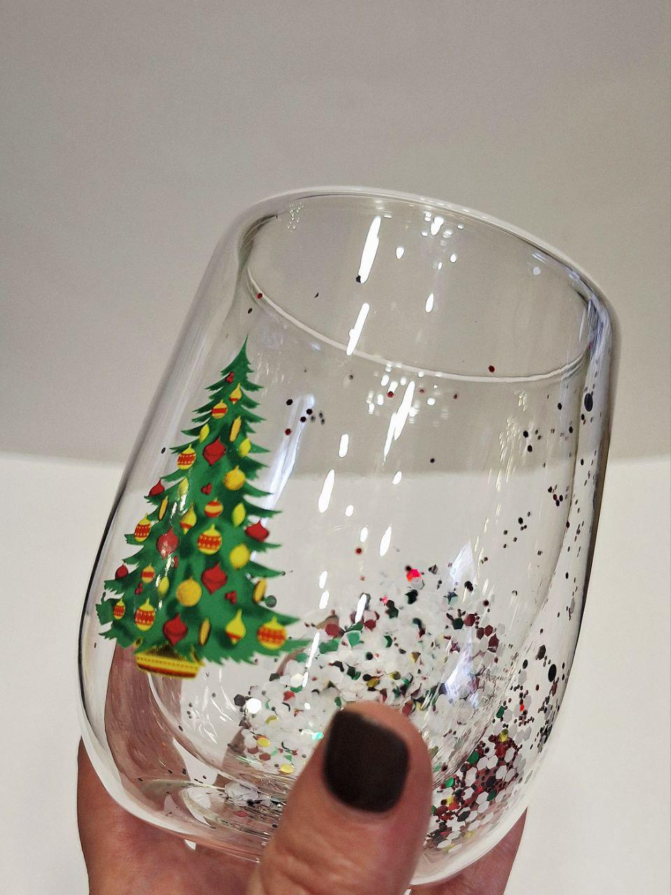 Стакан из двойного стекла Зимний праздник-2 300 мл (1750) - фото 4 Стакан из двойного стекла Зимний праздник-2 300 мл (1750) - фото 4