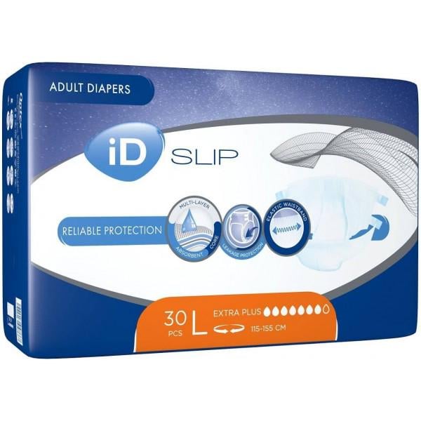 Підгузки для дорослих iD Expert Slip Extra Plus L 30 шт. 115-155 см