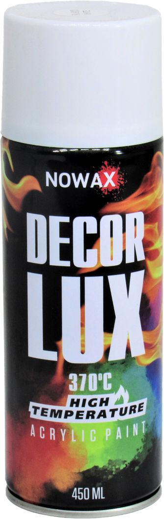 Фарба-спрей Nowax Decor Lux 450 мл 370 С RAL 9010 Білий (NX48039 9010)