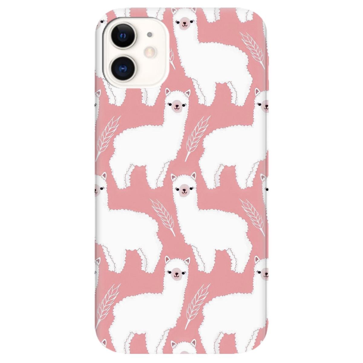 Силиконовый чехол Zorrov для Apple iPhone 11 - Сute alpaca (12130040257115887)