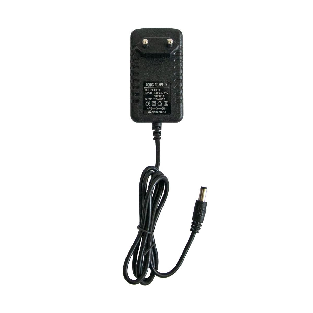 Адаптер живлення Power Adapter 0519 5 V 1 A 5,5х2,5 мм (1009880-Black) - фото 3