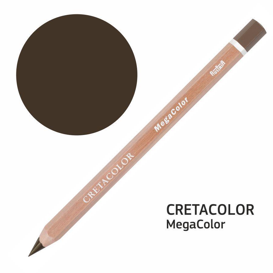 Олівець кольоровий Megacolor 29215 Rosa 29215 6 шт. Каштановий коричневий (9014400292935) - фото 2