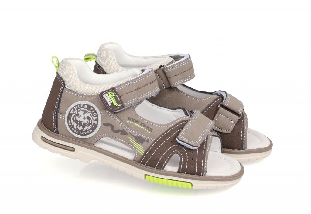 Сандалии для мальчиков 2261 р. 27 Хаки