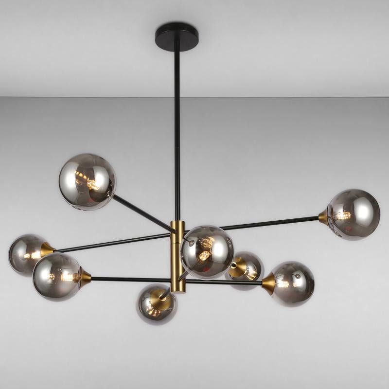 Люстра-молекула подвесная Light House LS-17078-8 Черный (16254)
