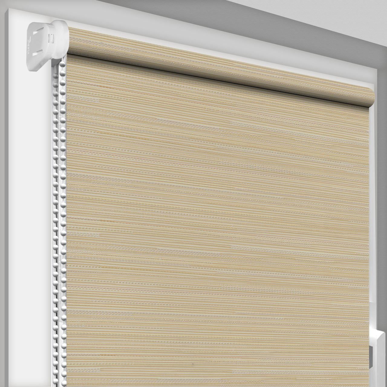 Рулонная штора DECO SHARM Меланж 03 открытого типа 800х1700 мм Светло-бежевый (melng03-21)