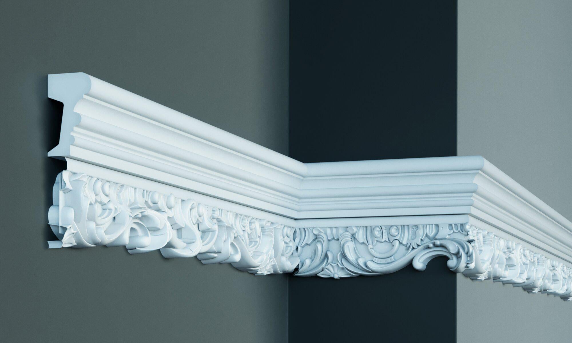 Молдинг с орнаментом Gaudi Decor CR608 138x40 мм 2000 мм (12368668)