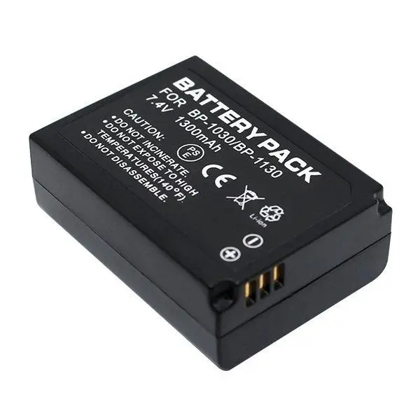 Аккумулятор BP-1030 BP1030 BP1130 для камер Samsung NX200 NX210 NX1000 1300 ma