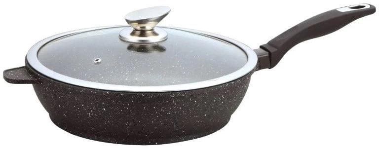 Сковорода з кришкою Bohmann BH 1300-28 MRB з антипригарним покриттям (1300-28) - фото 2