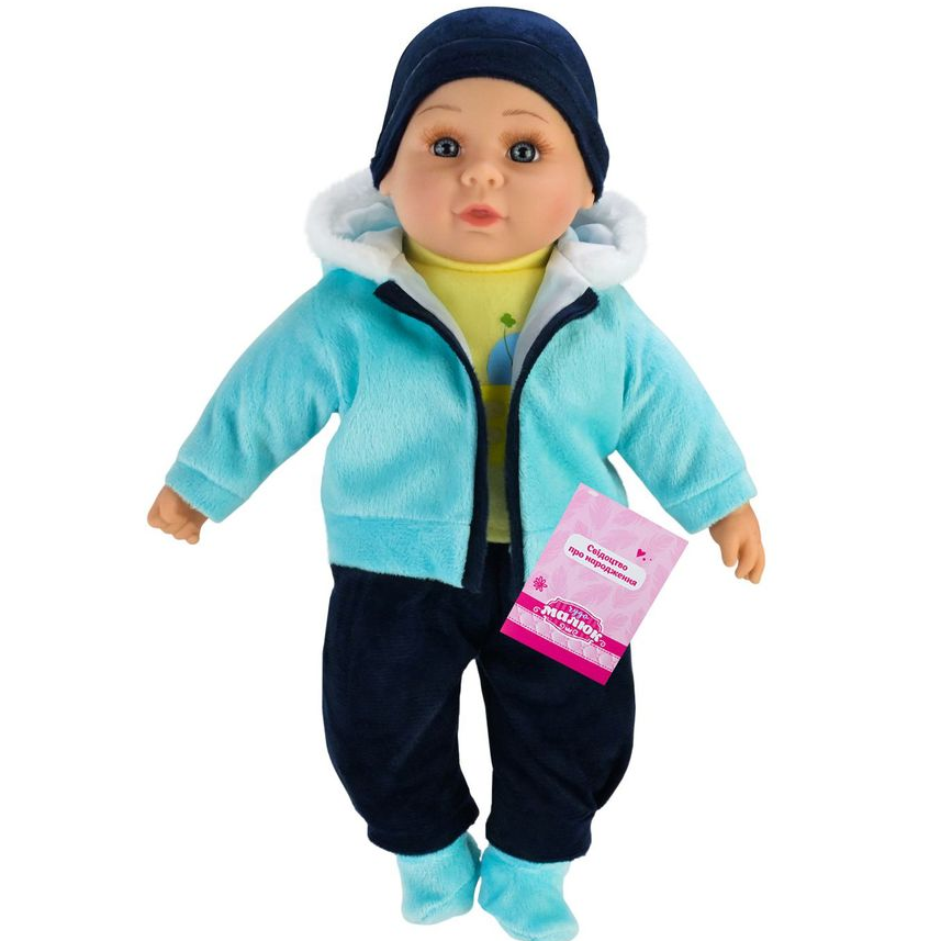 Пупс-мальчик интерактивный разговаривает/поет на украинском языке 38 см (33731547)