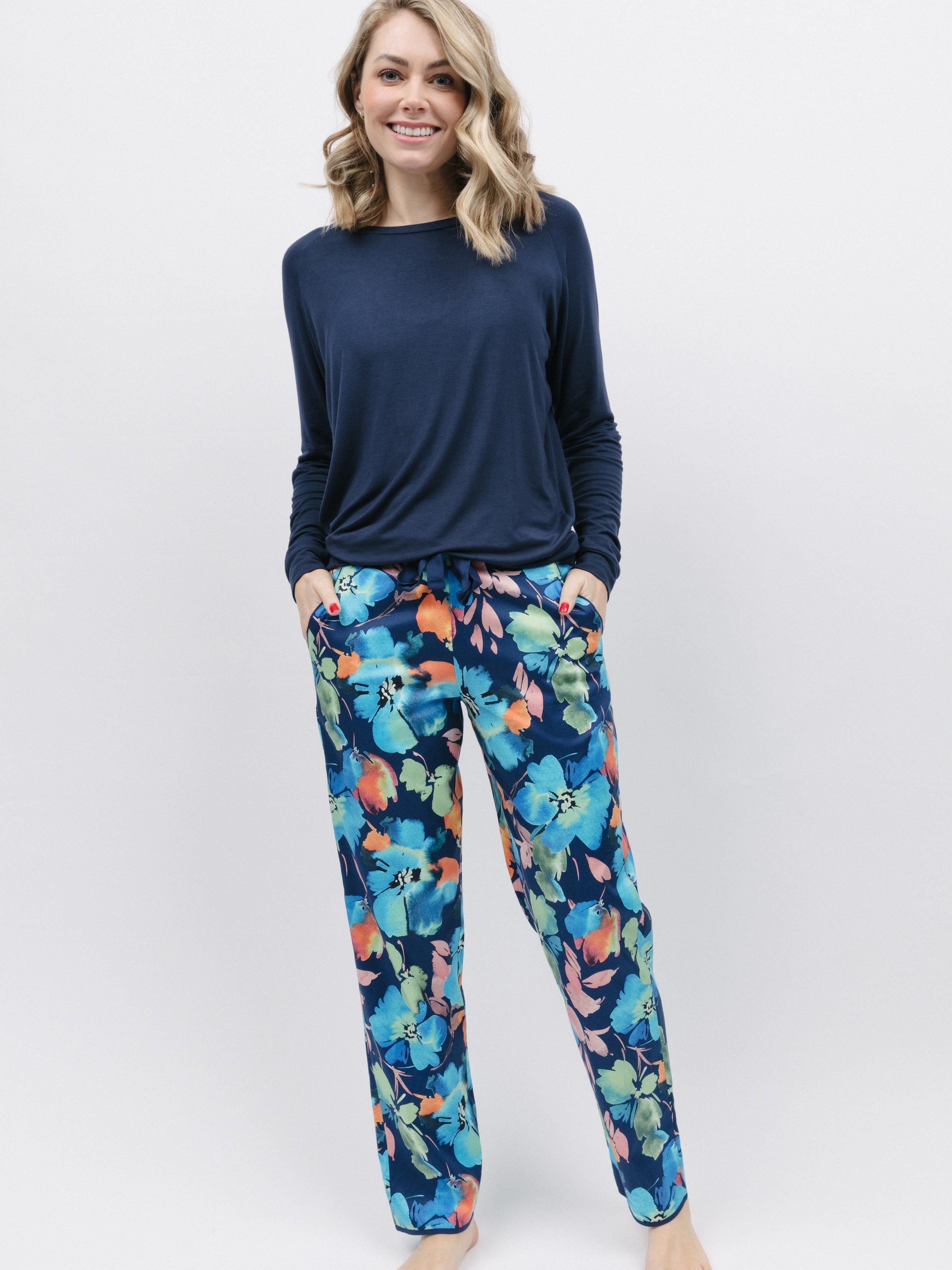 Піжама жіноча CYBERJAMMIES Bea 9807-9736 12/M Синій (5051877457706)