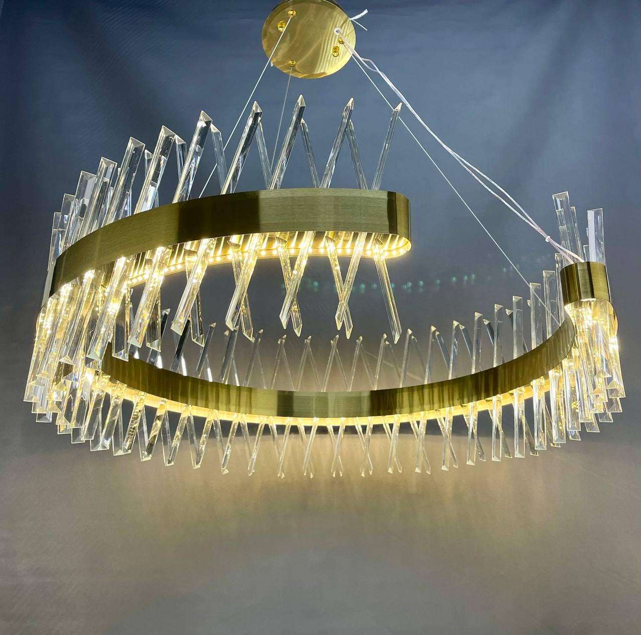 Люстра светодиодная Zilini ER2094/800 Золотистый (24064090)