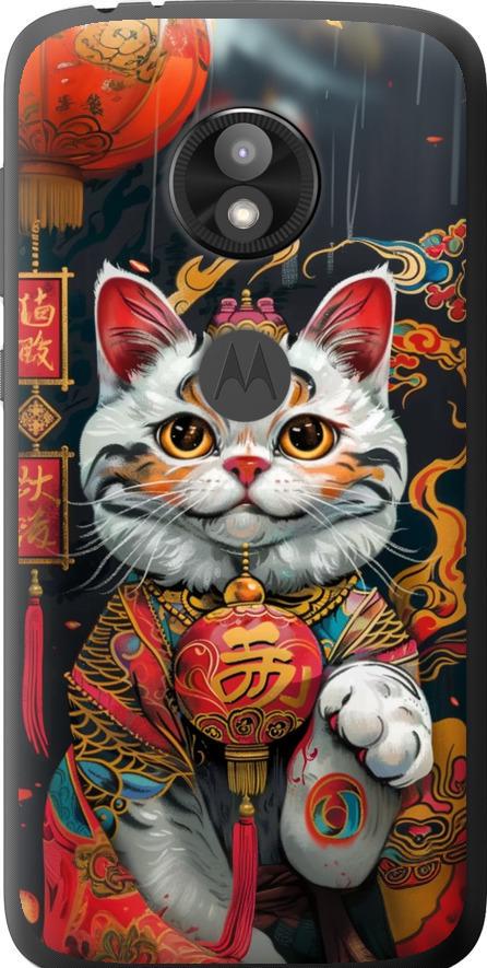 Чехол на Motorola Moto E5 Play China Cat v2 (6135u-1429-42517) Чехол на Motorola Moto E5 Play China Cat v2 (6135u-1429-42517)
