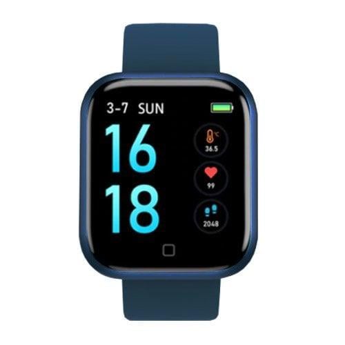 Смарт-часы Smart Watch T80S Bluetooth 170 mAh два браслета Blue (tf4616)