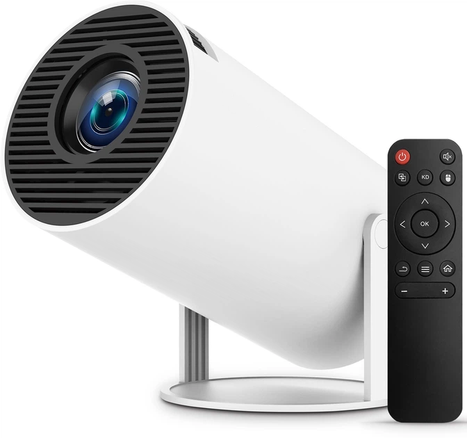 Проектор WiFi и Bluetooth Android TV 11.0 и поддержкой WiFi 2.4G/5G и Bluetooth (2899326004)