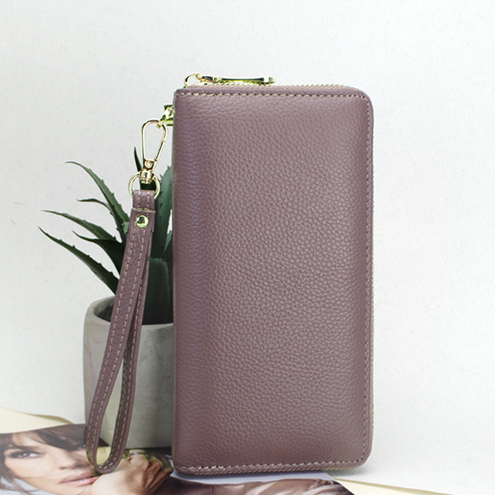 Кошелек женский кожаный Borsa Leather 2707 Фиолетовый (1880283144)