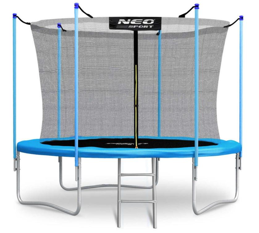 Батут с внутренней сеткой NEO-SPORT 10 футов 312 см Голубой (DM-NS-10W181)