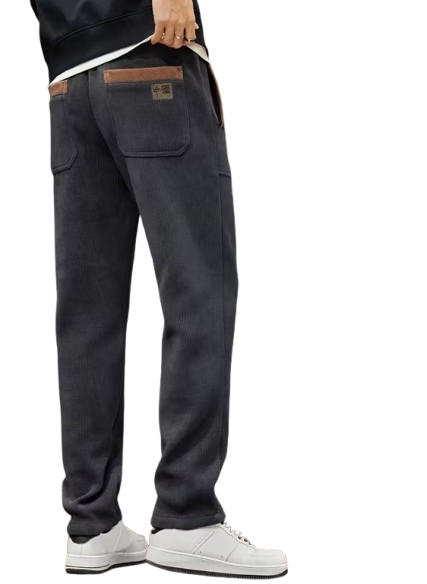 Брюки мужские утепленные флисовые EW56273 XXXL Серый (30770679)