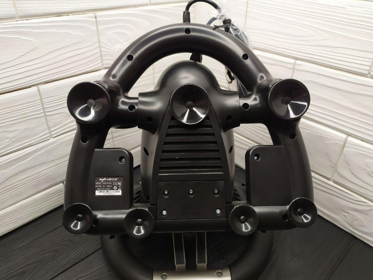 Руль игровой Pxn V3 Pro | Игровой руль с педалями | Игровой руль для компьютера | Джойстик руль для ПК-2060 - фото 4