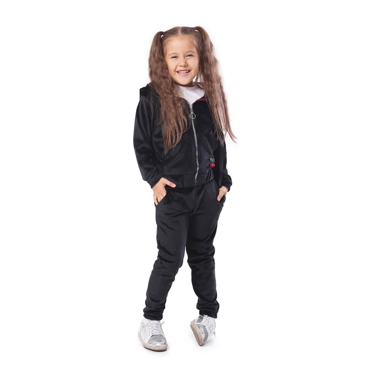 Спортивный костюм Timbo Fluffy 98 см Черный (K062426)
