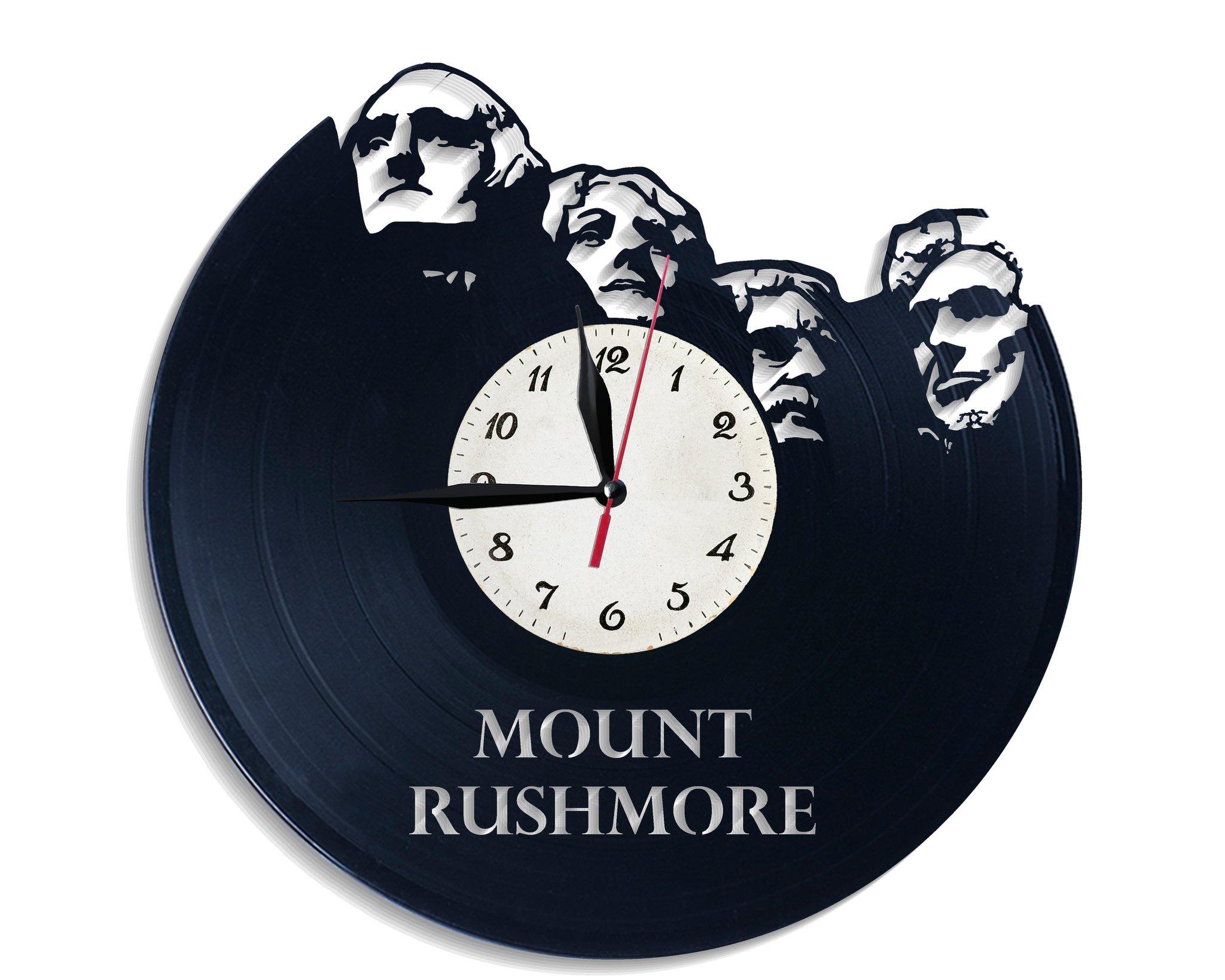 Часы настенные Маунт Рашмор 2753 из виниловой пластинки