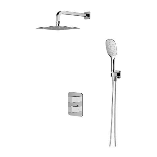 Душевая система скрытого монтажа с термостатом Omnires Parma Сhrome (SYSPM11CR)