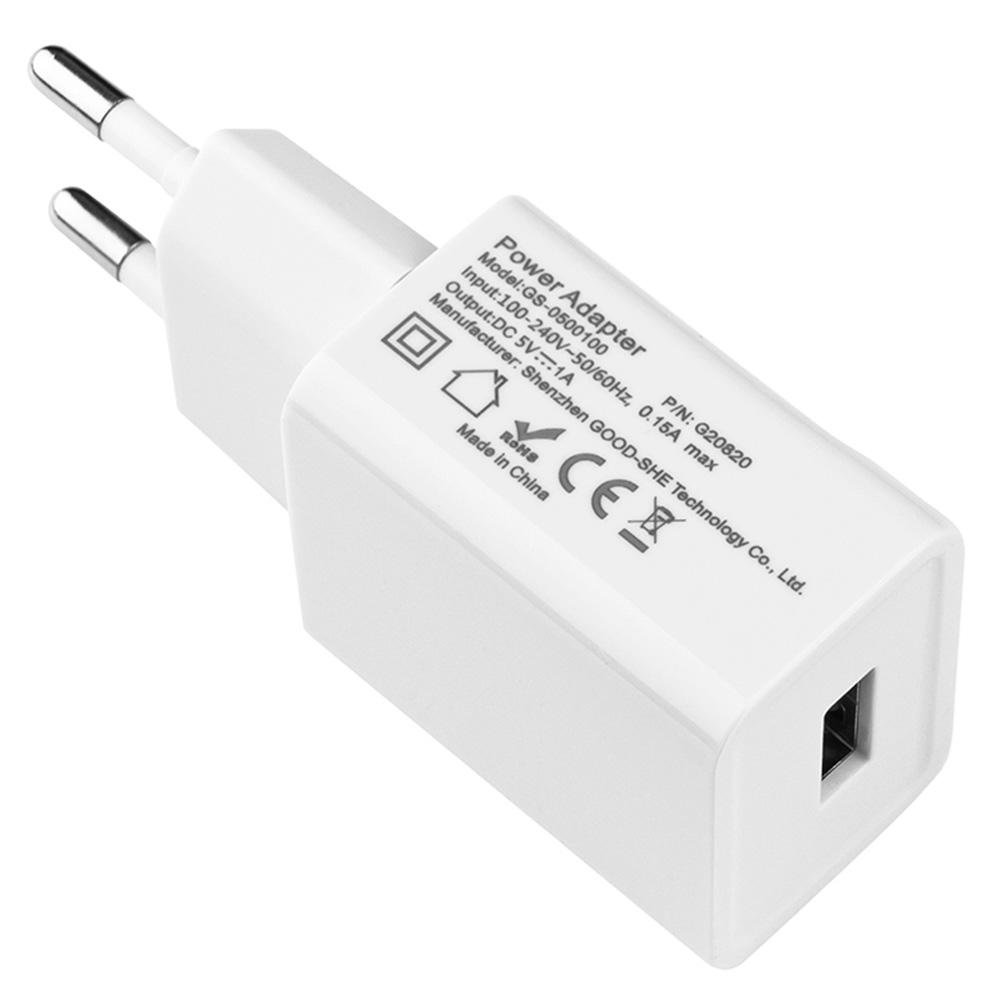 Адаптер живлення 5V1A USB GS-502A 5W Білий (376452147) - фото 8