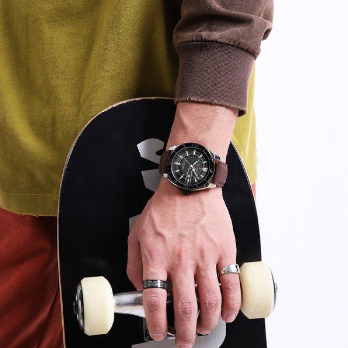 Часы наручные мужские Naviforce Forest Brown (1117) - фото 12 Часы наручные мужские Naviforce Forest Brown (1117) - фото 12