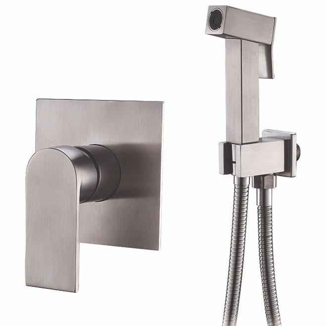 Смеситель для гигиенического душа KOER KI-23015-02 скрытый KR4786 Сатин (209341)