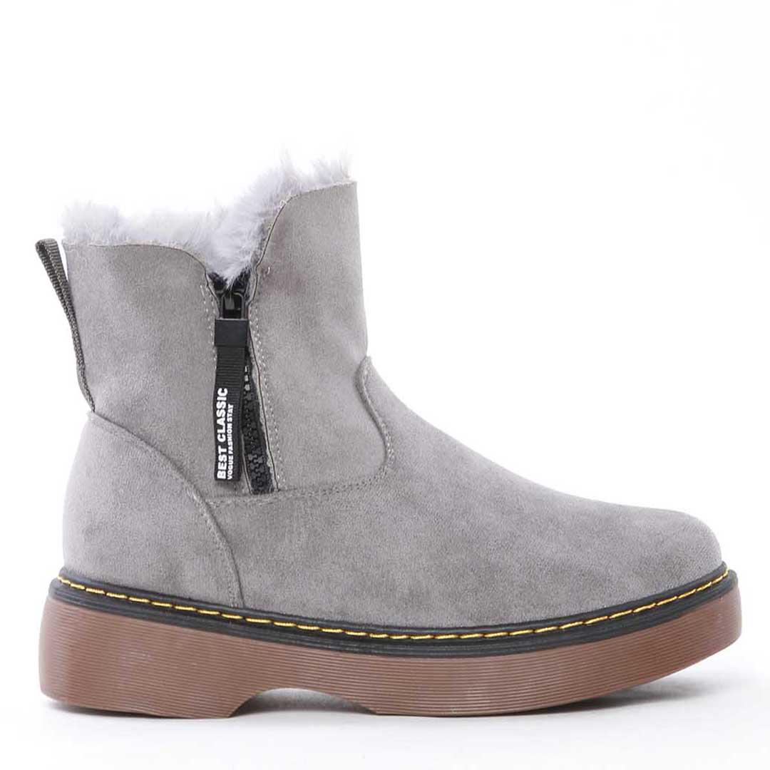 Черевики жіночі Fashion 337574 р. 36 23,5 см Сірий - фото 2 Черевики жіночі Fashion 337574 р. 36 23,5 см Сірий - фото 2