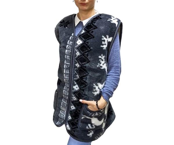 Жилетка из шерсти Зимняя сказка р. 50 (30379016)