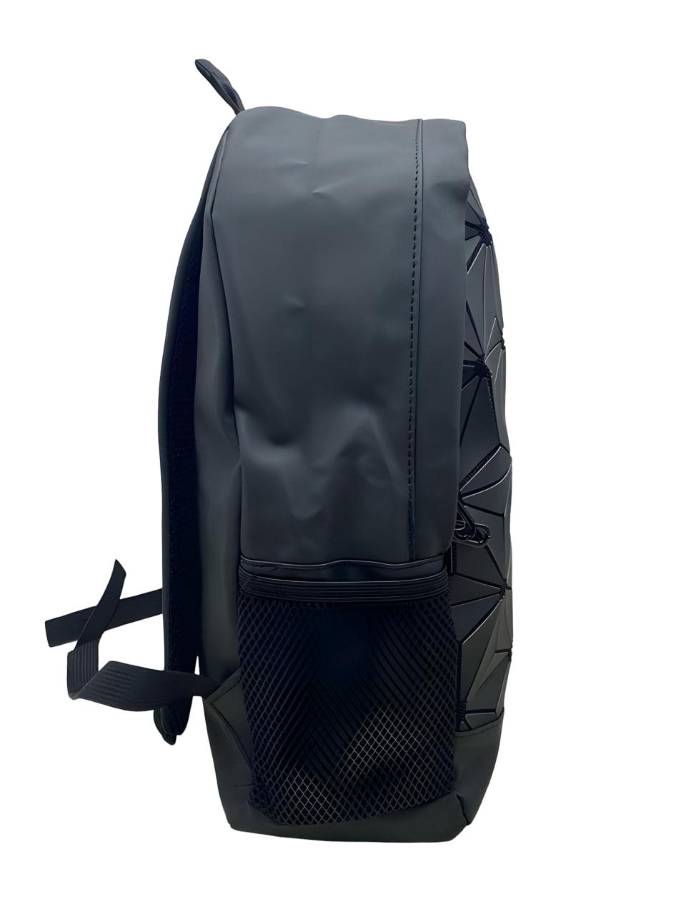 Рюкзак міський з матовим покриттям 43х30х14 см Чорний (7832) - фото 3