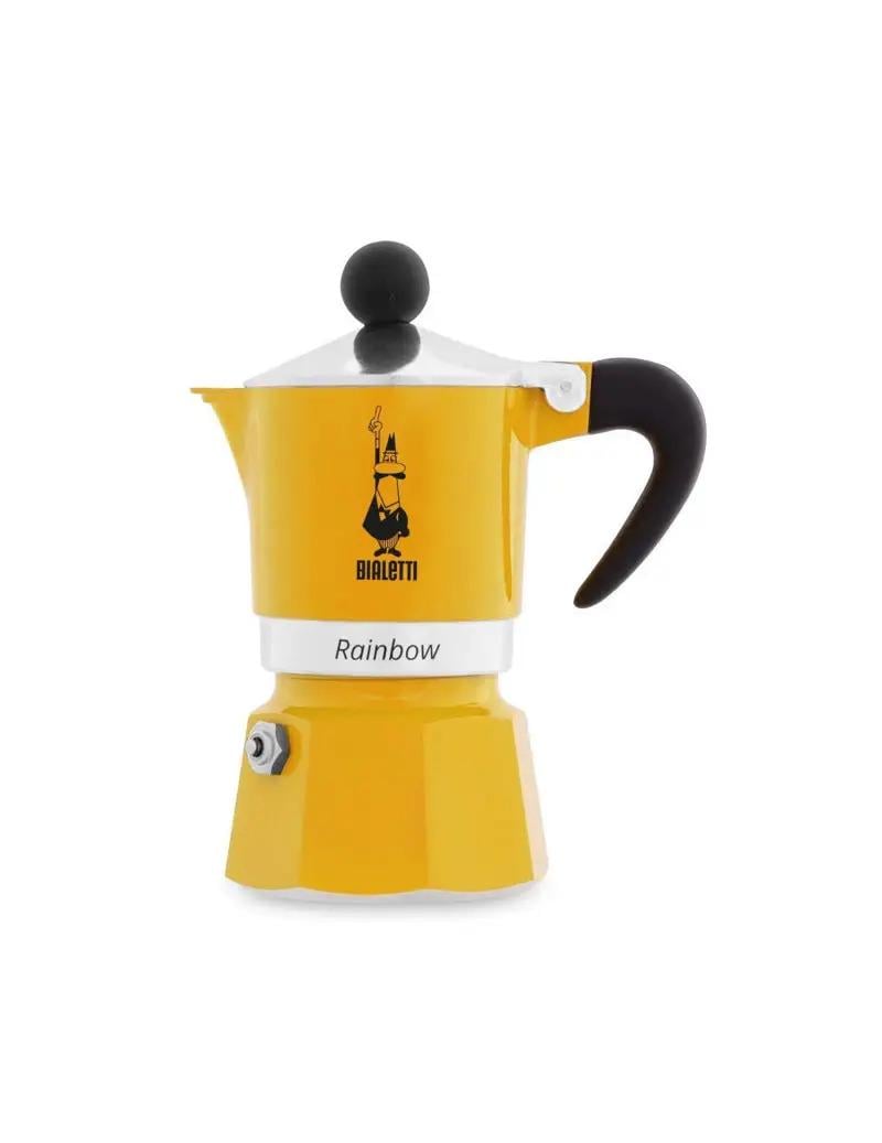 Кофеварка гейзерная Bialetti Rainbow 1ч Yellow (990004981/NP) - фото 1