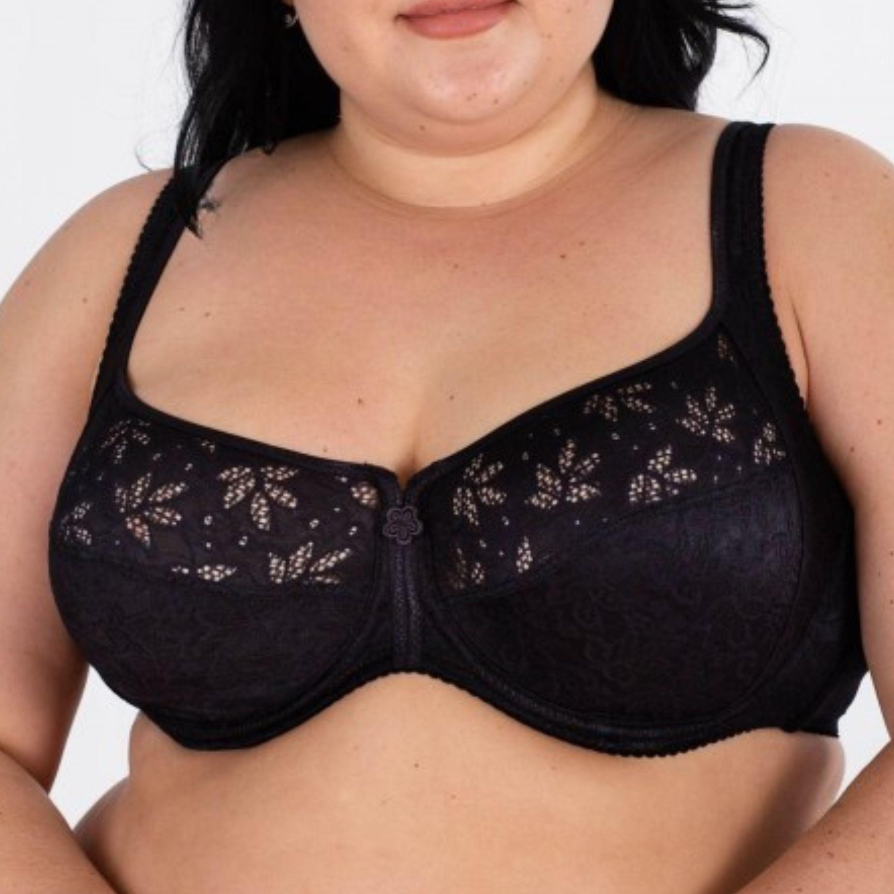 Бюстгальтер з кісточками Lanny Mode тонкий мереживний 90E Чорний (11558)