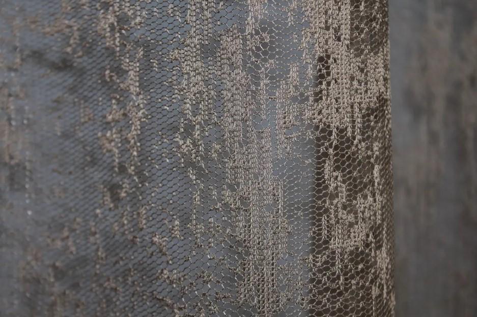 Тюль жаккард Мрамор Коричневый (1403т) - фото 4