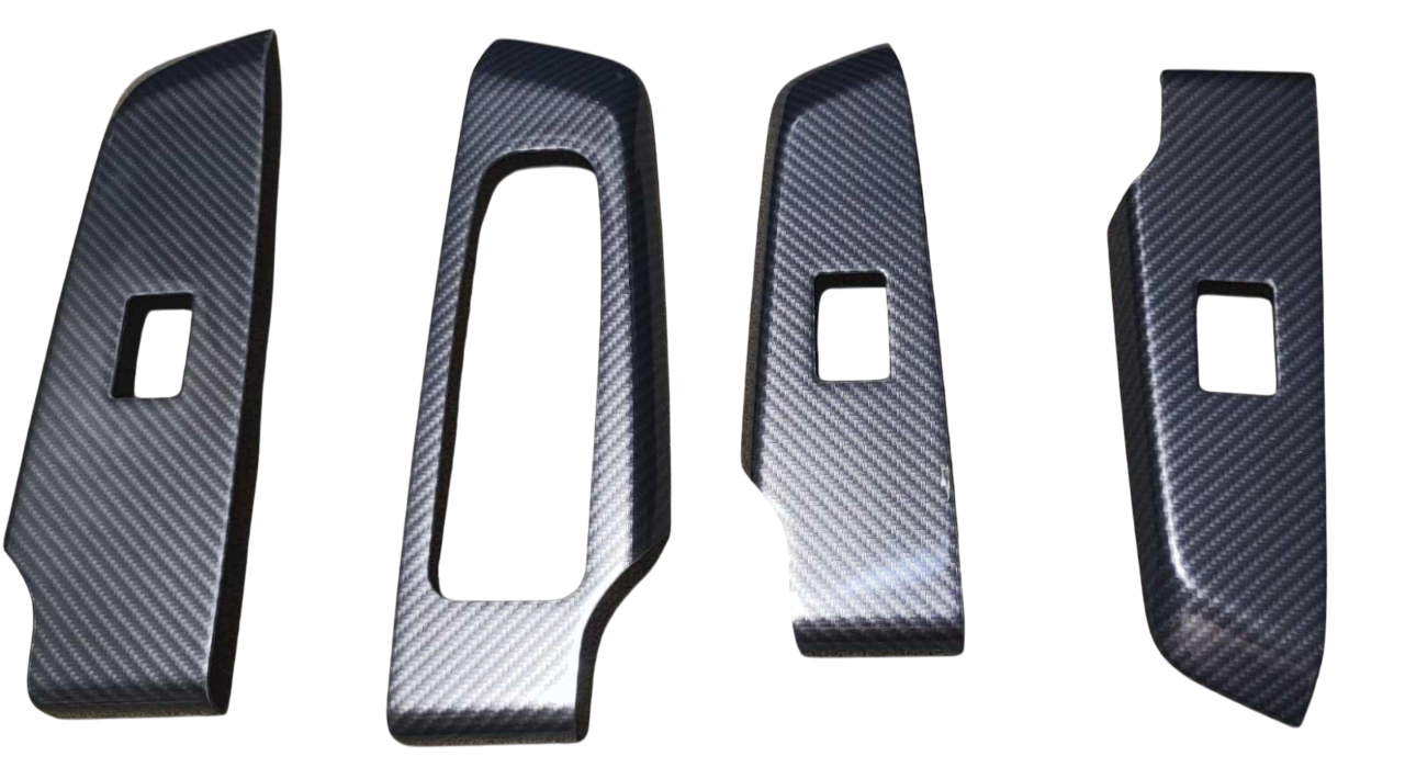 Накладки на підлокітники Mitsubishi Outlander 4 2022-2025 MZ360685EX 4 шт. Карбон (27455795)