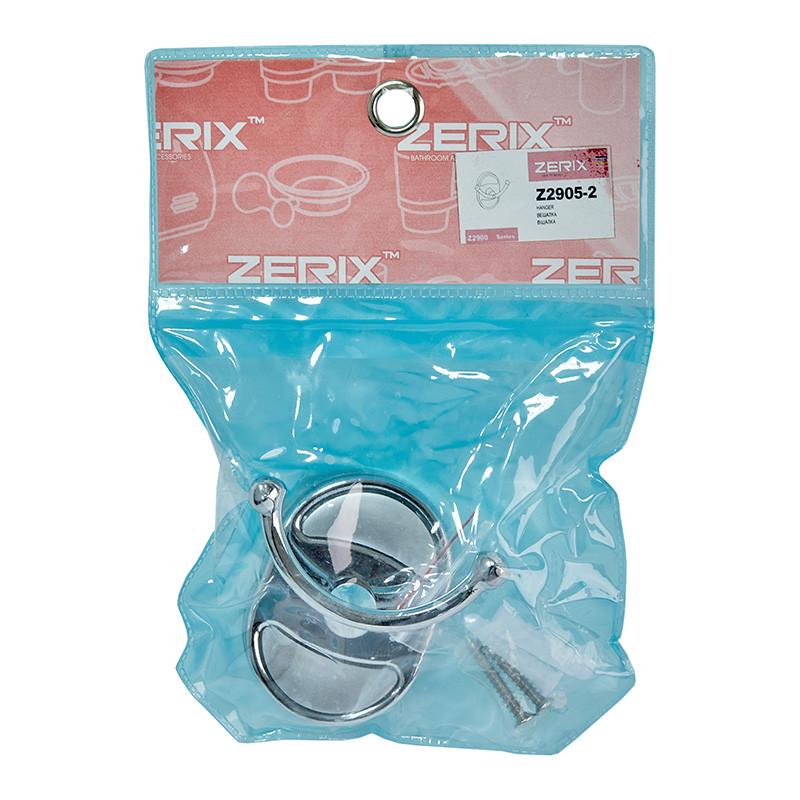 Крючок держатель Zerix Z2905-2 для полотенца двойной