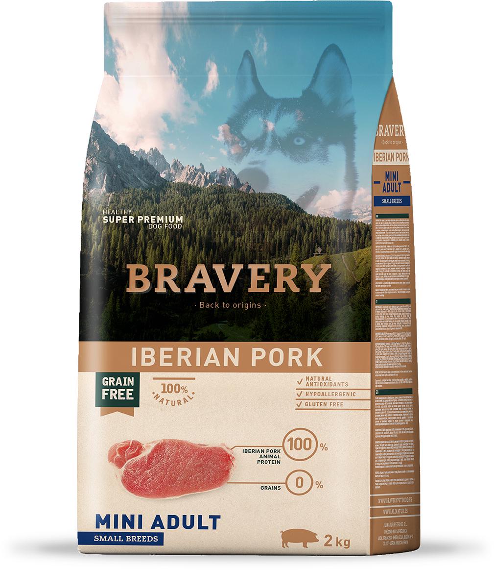 Корм для собак Bravery Iberian Pork Mini с иберийской свининой 2 кг (99927)