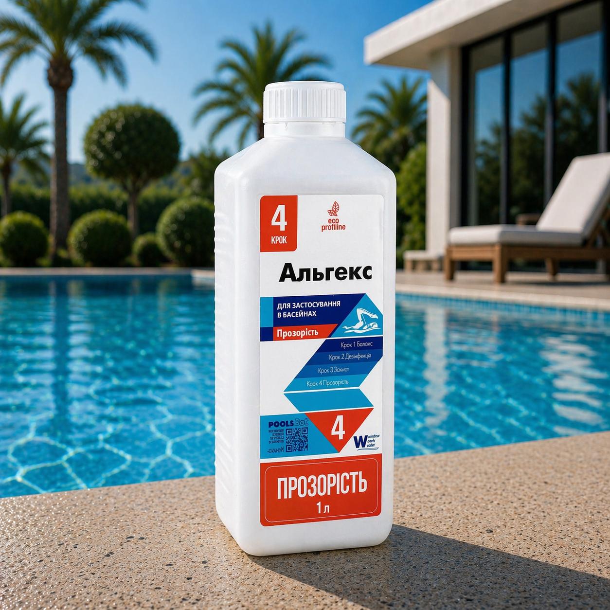 Средство против водорослей в бассейне Альгекс Water World Window 1 л