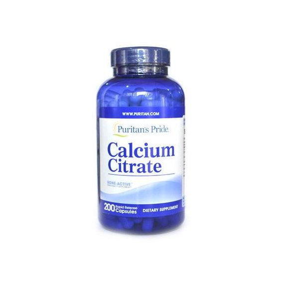 Мікроелемент Кальцій Puritan's Pride Calcium Citrate 200 капс. (000004031)