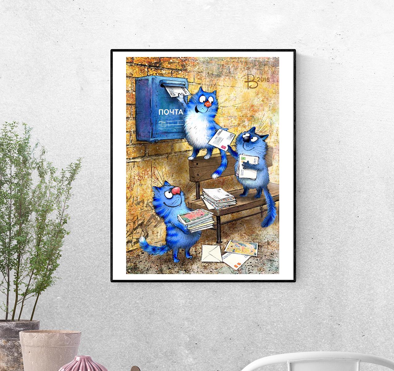 Постер Отправка пригласительных формат А-4